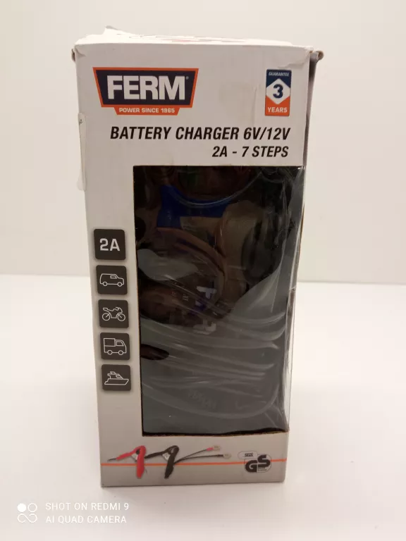 PROSTOWNIK FERM 6V/12V 2A+ PUD
