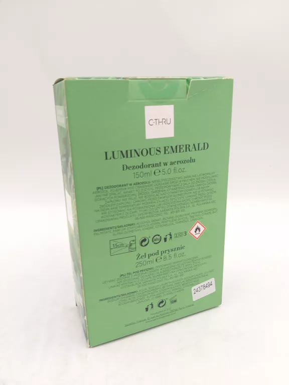 C-THRU ZESTAW DEO150+ŻEL250 WOMEN LUMINOUS EMERALD