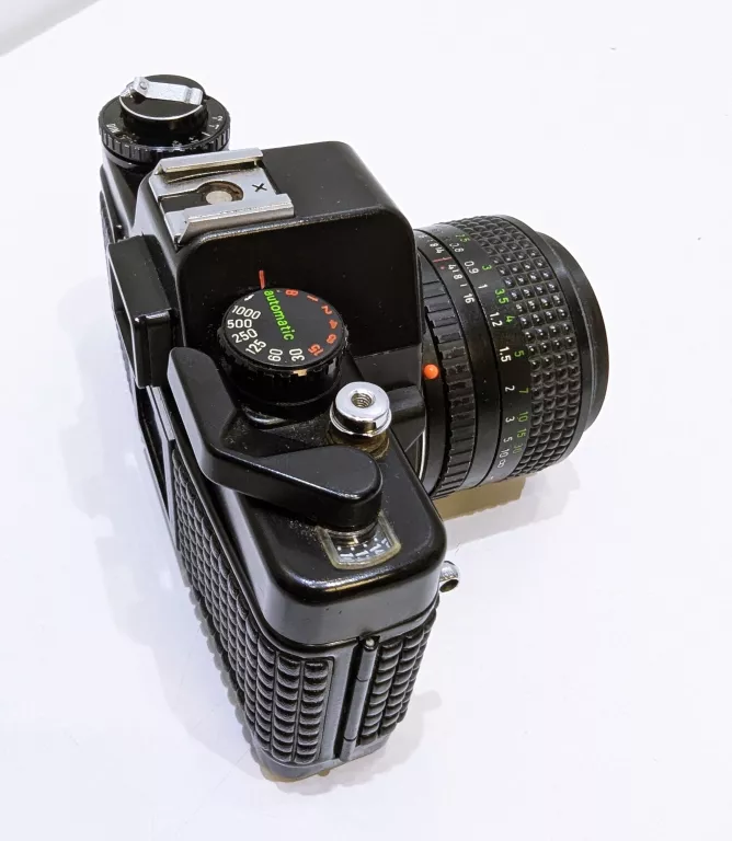 APARAT KLISZOWY PRAKTICA B200 + 4 OBIEKTYWY - ZESTAW!