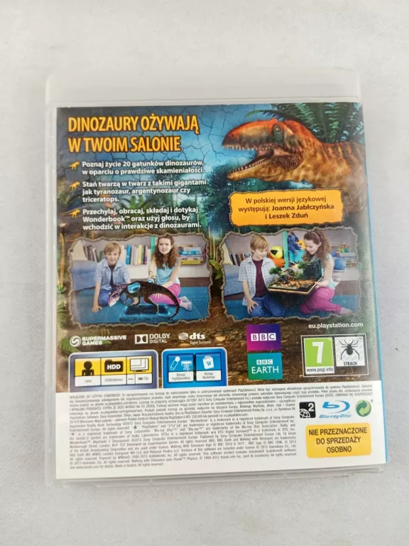 GRA PS3 WĘDRÓWKI Z DINOZAURAMI