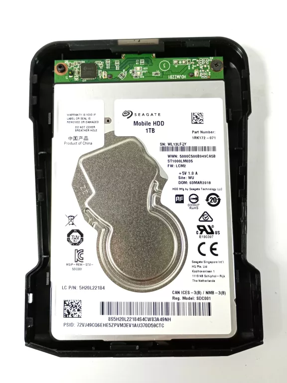 DYSK 1TB SEAGATE ST1000LM035 W OBUD.ADATA XPG EX500 2,5" USB 3.1