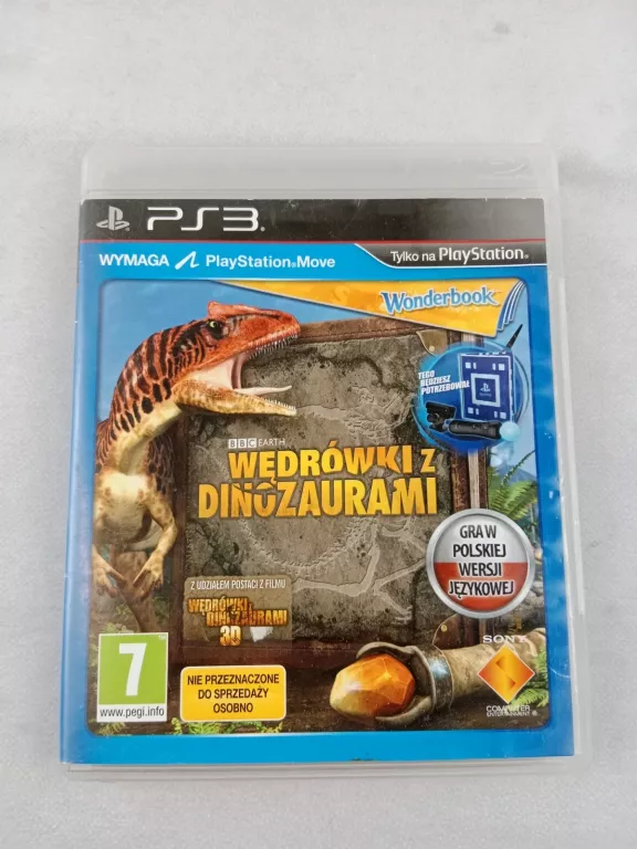 GRA PS3 WĘDRÓWKI Z DINOZAURAMI