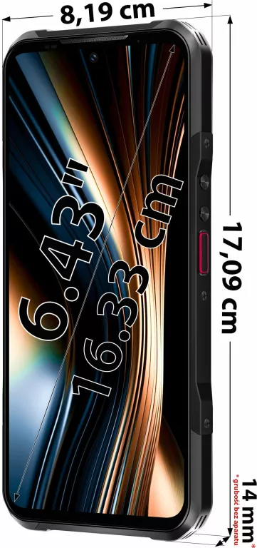 SMARTFON DOOGEE V20S 12 GB / 256 GB 5G 6.43" POMARAŃCZOWY ZAFOLIOWANY!