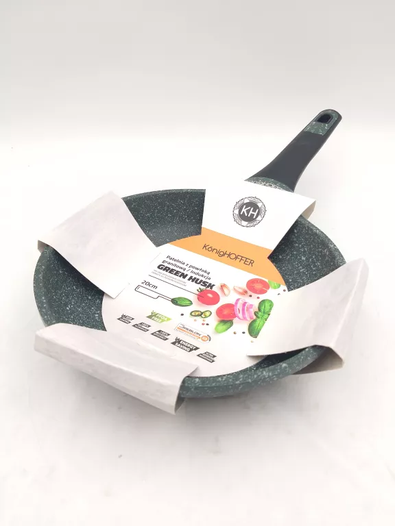 KONIGHOFFER PATELNIA GRANITOWA GREEN HUSK 20 CM