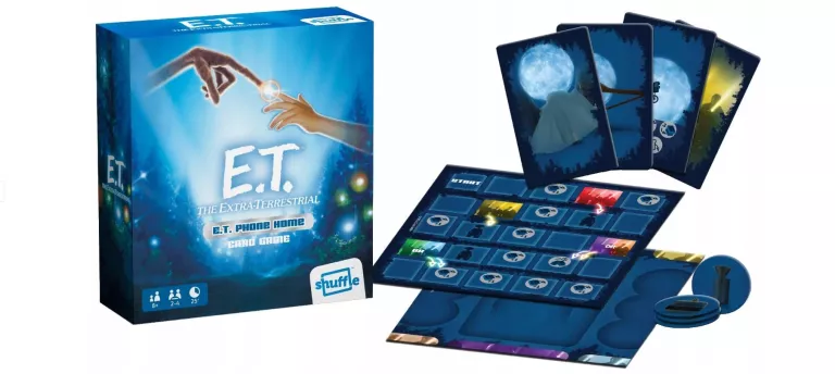 SHUFFLE RETRO E.T. GO HOME KOOPERACYJNA GRA KARCIANA IMPREZOWA