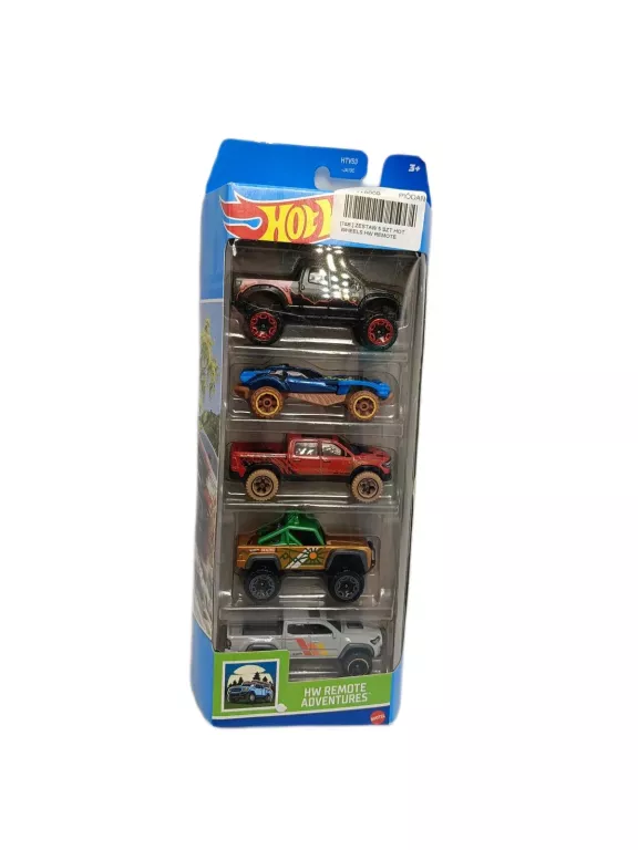 ZESTAW 5 SZT HOT WHEELS HW REMOTE ADVENTURES 5