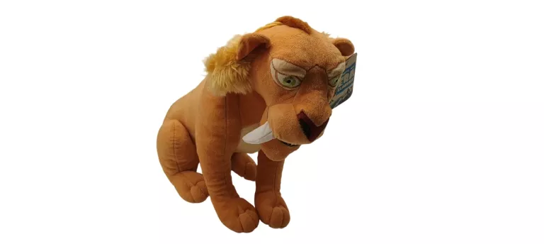PLUSZAK MASKOTKA ICE AGE TYGRYS SZABLOZĘBNY DIEGO 19CM