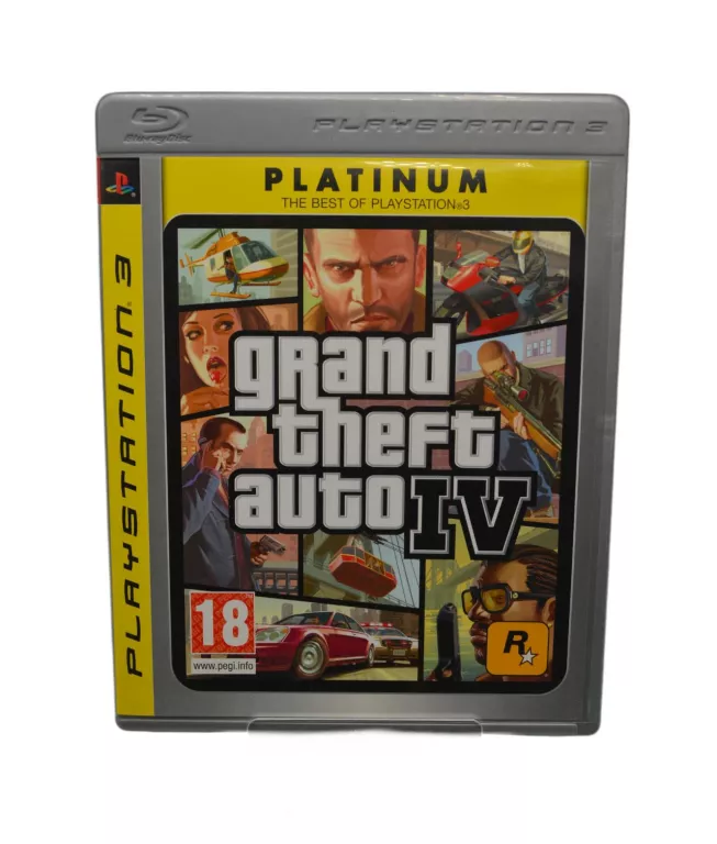 GRA GRAND THEFT AUTO IV PS3 - GTA 4 PLATINUM