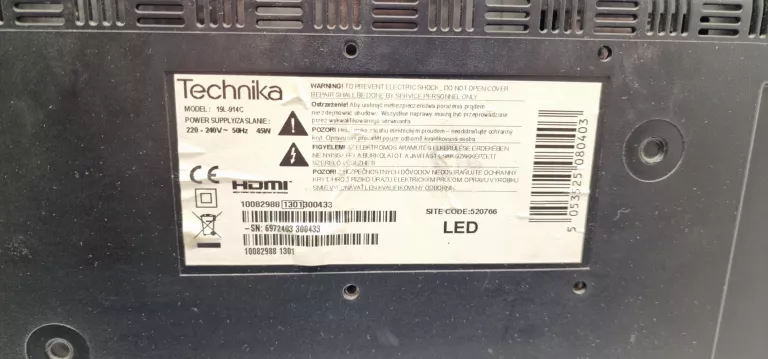 MONITOR TECHNIKA 19L 914