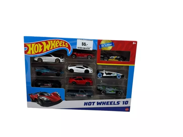 HOT WHEELS - MAŁE SAMOCHODZIKI 10-PAK