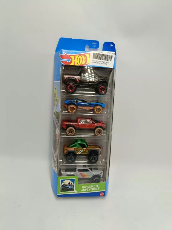 ZESTAW 5 SZT HOT WHEELS HW REMOTE ADVENTURES 5