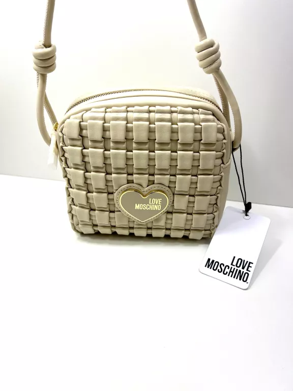 TOREBKA LOVE MOSCHINO BEŻOWA JC4120PP1HLH111A