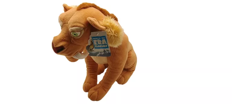 PLUSZAK MASKOTKA ICE AGE TYGRYS SZABLOZĘBNY DIEGO 19CM