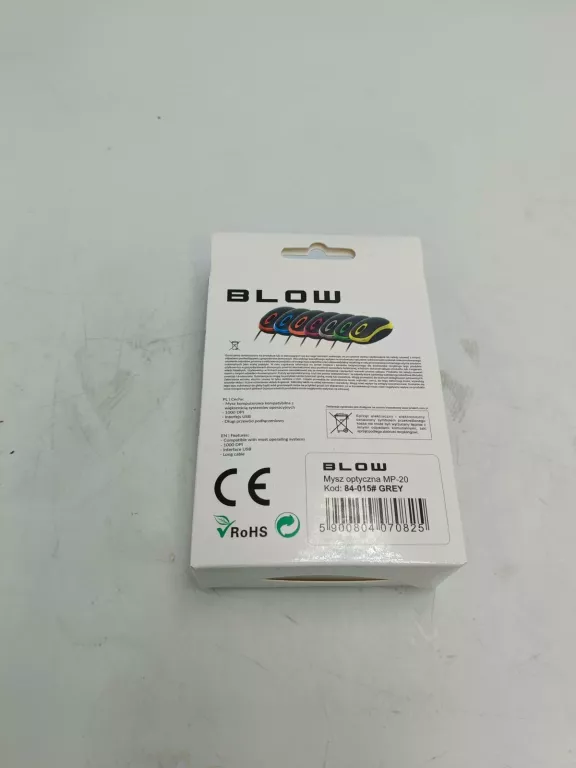 MYSZ BLOW MP-20 CZARNA PRZEWODOWA KOMPLET