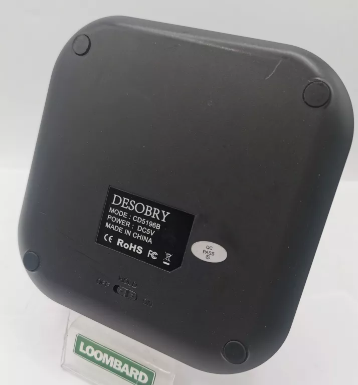 DESOBRY PRZENOŚNY ODTWARZACZ CD BLUETOOTH