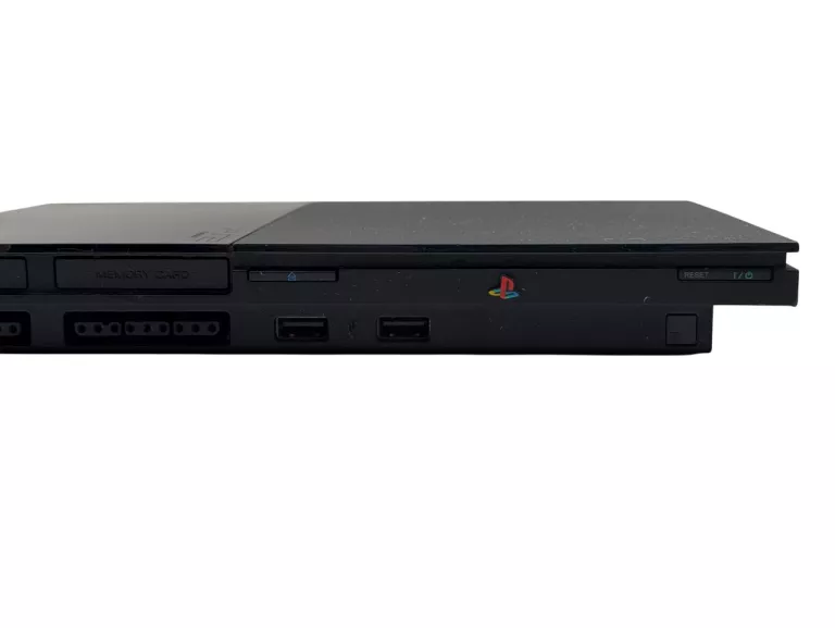 KONSOLA PS2 SLIM + 2 PADY + 3 KARTY PAMIĘCI, KABEL ZASILAJĄCY,CZINCZE