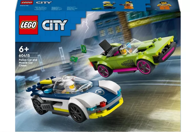 LEGO CITY 60415 - POŚCIG RADIOWOZU ZA MUSCLE CAREM [240709022]