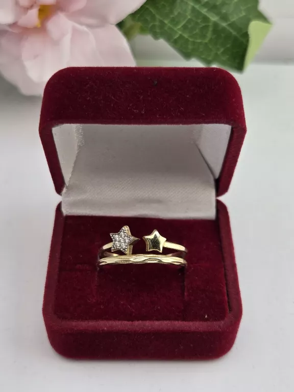 zloty-pierscionek-podwojny-gwiazda-gwiazdki-585-14k-r16-wroclawska-7-legnica