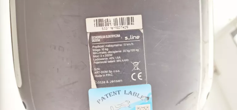 DESKOROLKA S-LINE SB205K