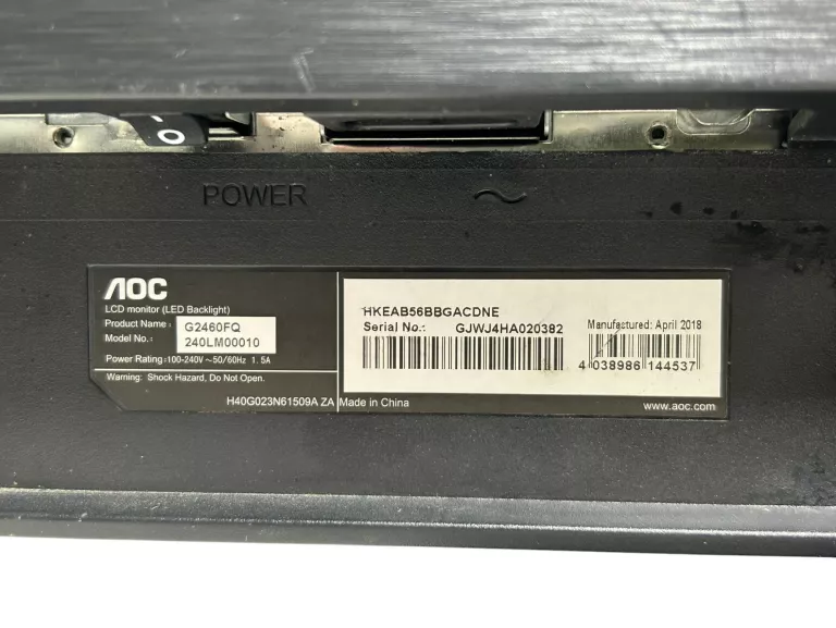 MONITOR LED AOC E2460PHU 24 " 1920X1080