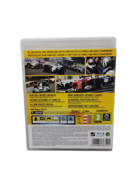 PS3 F1 2014 FORMULA 1 / WYŚCIGI