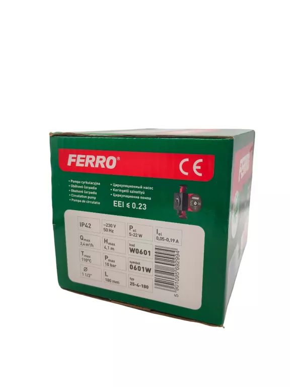FERRO POMPA CYRKULACYJNA GPA II 25-4-180