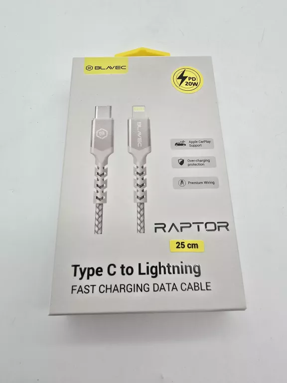kabel-blavec-raptor-cra-cl24ws025-pleciony-pd-20w-25cm-typ-clightning-dworcowa-2-leszno-gold-fish