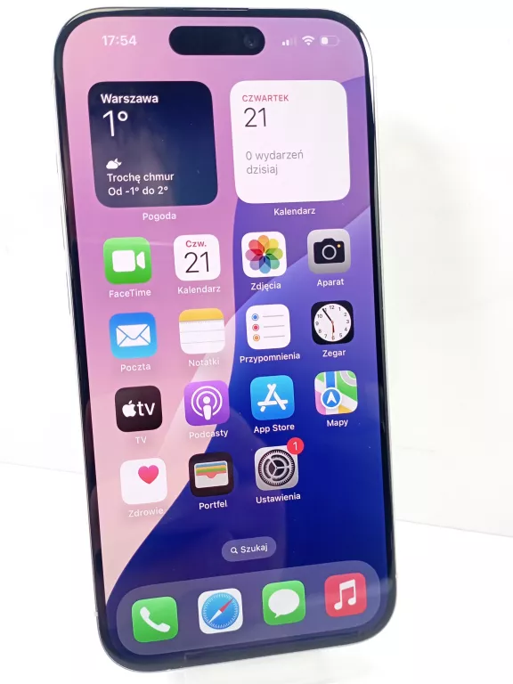 TELEFON IPHONE 15 PRO 128GB 99% GW DO 06/2025