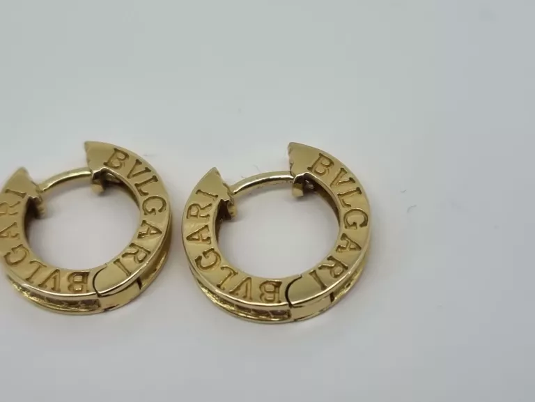 ZŁOTE KOLCZYKI BVLGARI PRÓBY 585 8,52 GRAM