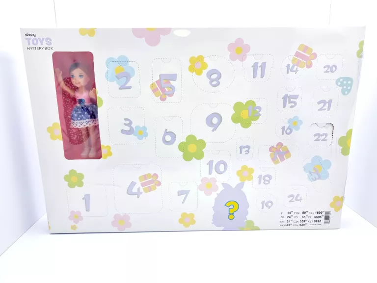 KANEDARZ ADWENTOWY SINSAY TOYS MYSTERY BOX