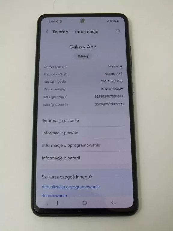 TELEFON SAMSUNG GALAXY A52 6GB/128GB