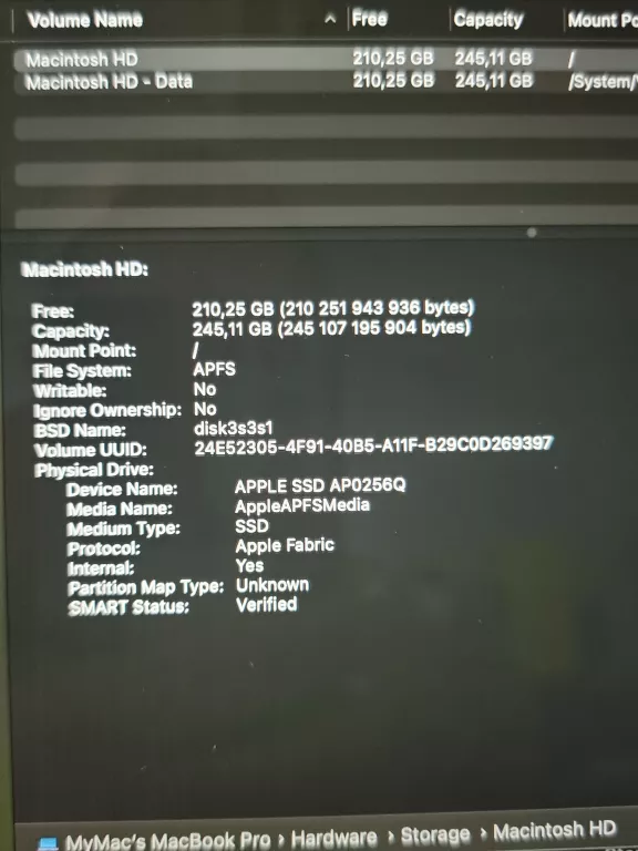 APPLE MACBOOK PRO A2338 M1 8/256GB