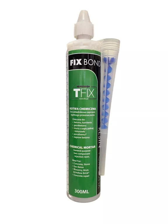 KOTWA KOTWY KLEJ ŻYWICA CHEMICZNA T- FIX BOND 300