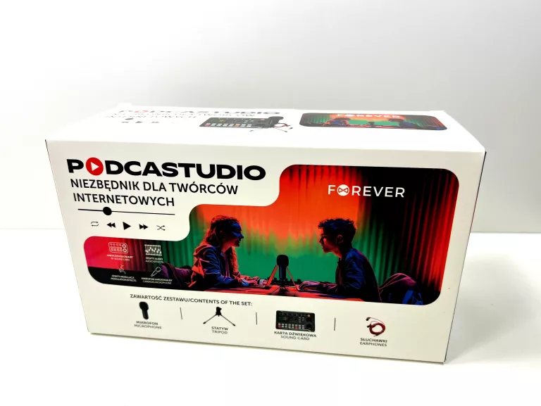 FOREVER PODCASTUDIO SET MODEL:F-ZS-O1 / POWYSTAWOWY!