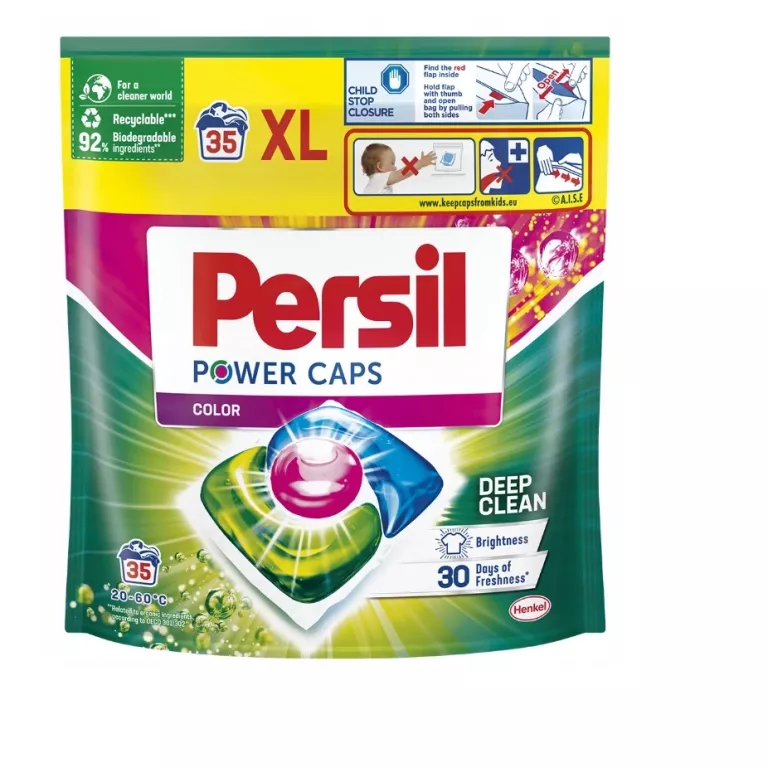 PERSIL POWER CAPS KAPSUŁKI DO PRANIA KOLORU 35 SZT