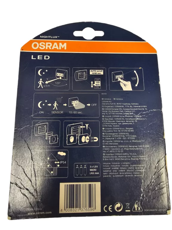 OSRAM LED NIGHTLUX LAMPKA NOCNA