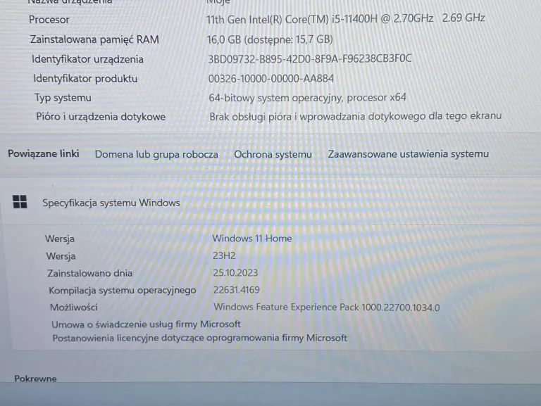 LAPTOP ASUS TUF GAMING F15 (FX506H) ( WIN11/ I5/ 16GB/ 1 TB SSD/ RTX 3050)