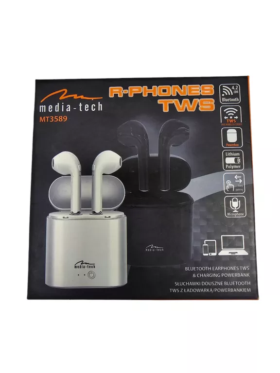SŁUCHAWKI BLUETOOTH MEDIA-TECH MT3589