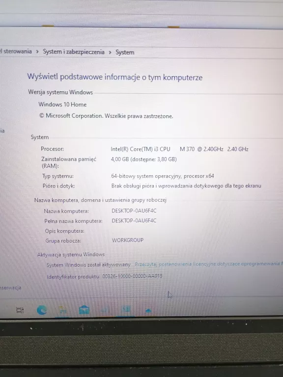 LENOVO THINKPAD EDGE 15 0301GPG I3 WIN10