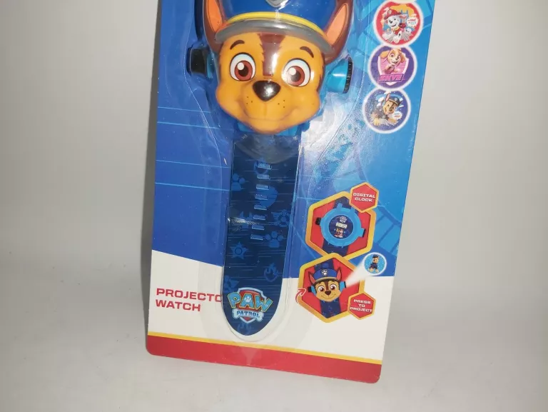 ZEGAREK DZIECIĘCY Z PROJEKTOREM PAW PATROL