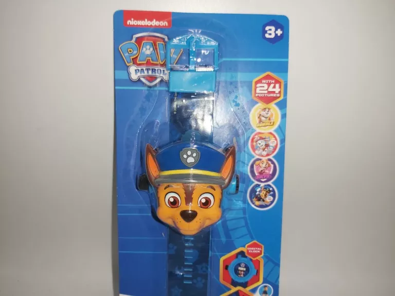 ZEGAREK DZIECIĘCY Z PROJEKTOREM PAW PATROL