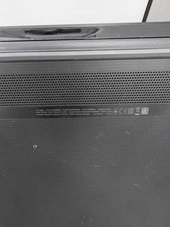LAPTOP HP 17-BY0XXX 8/256 SSD
