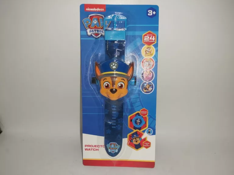 ZEGAREK DZIECIĘCY Z PROJEKTOREM PAW PATROL