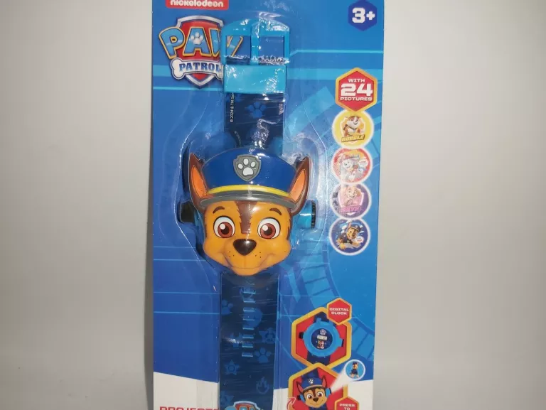 ZEGAREK DZIECIĘCY Z PROJEKTOREM PAW PATROL