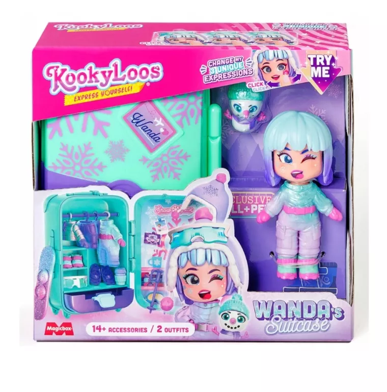 KOOKYLOOS WANDA WARDROBE WALIZKA MINI LALECZKA