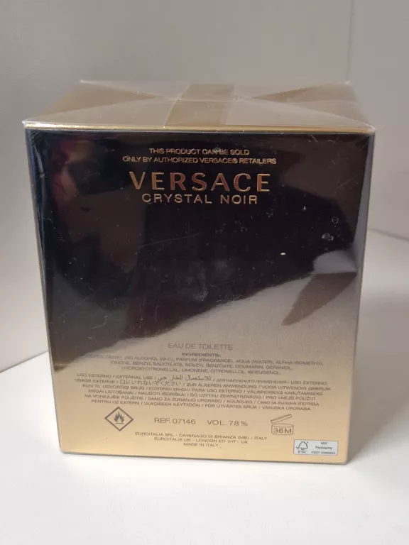 VERSACE CRYSTAL NOIR 90ML WODA PERFUMOWANA EDP