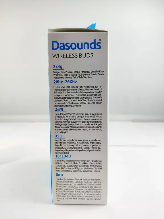 SŁUCHAWKI DASOUNDS WIRELESS BUDS 1200MAH