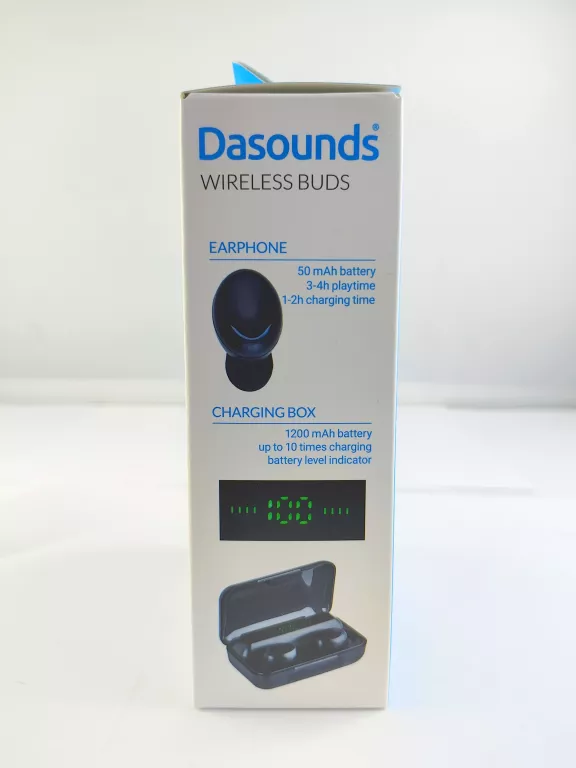 SŁUCHAWKI DASOUNDS WIRELESS BUDS 1200MAH