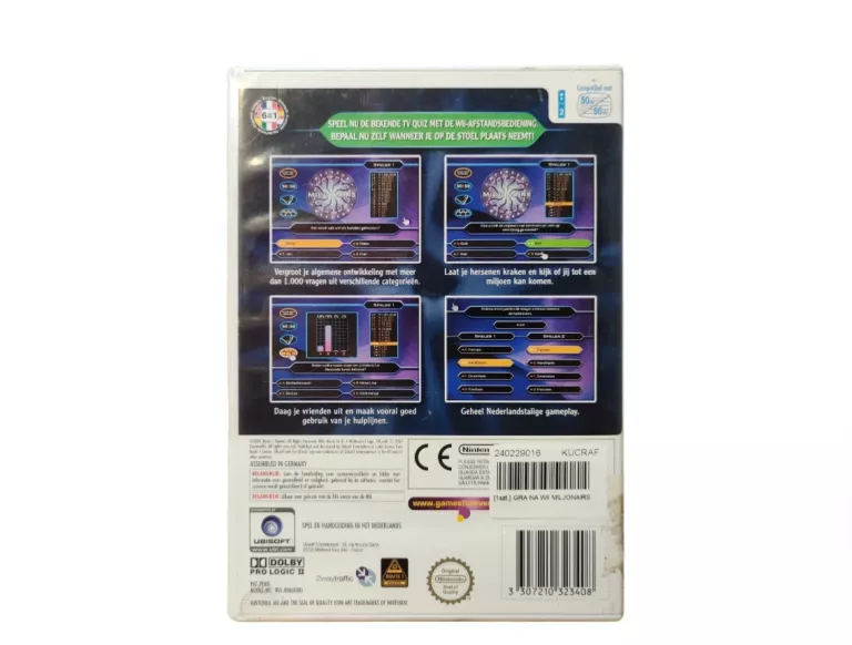 GRA NA WII WHO WANTS TO BE A MILLIONAIRE?