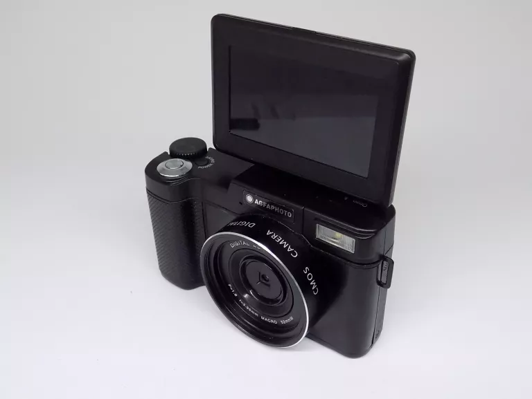 APARAT AGFAPHOTO VLG-4K CZARNY + ZESTAW AKCESORIÓW